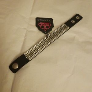 Rhinestone rock star bracelet